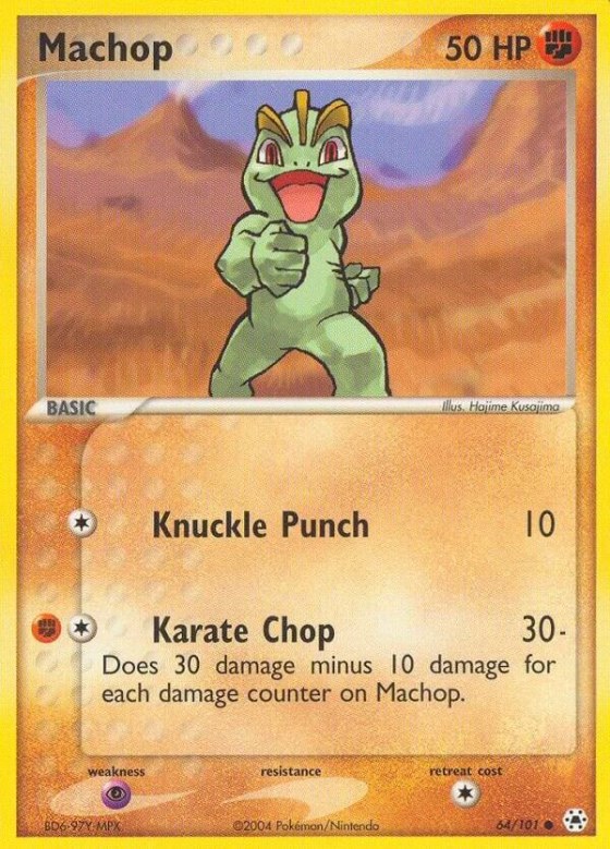 Machop - Reverse Holo