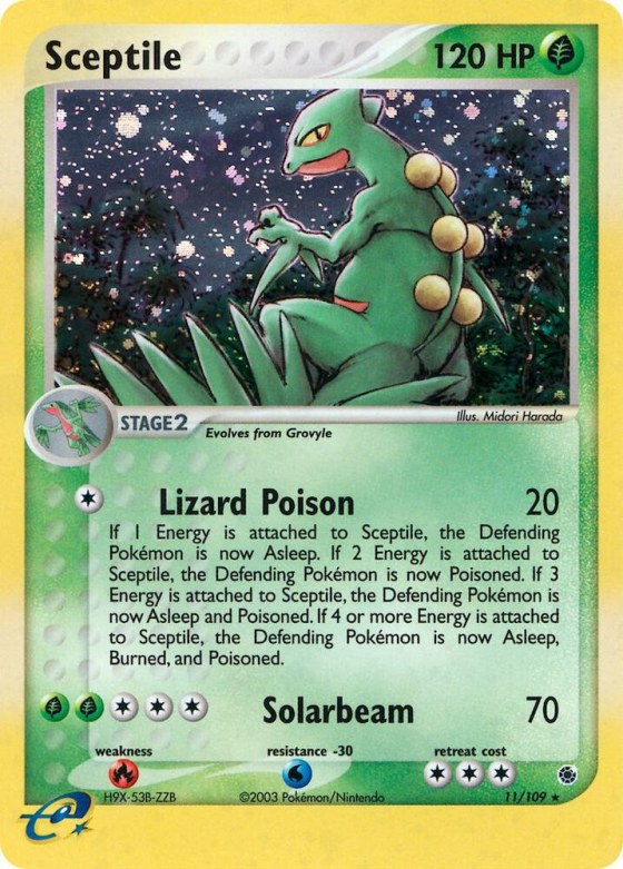 Sceptile - Reverse Holo