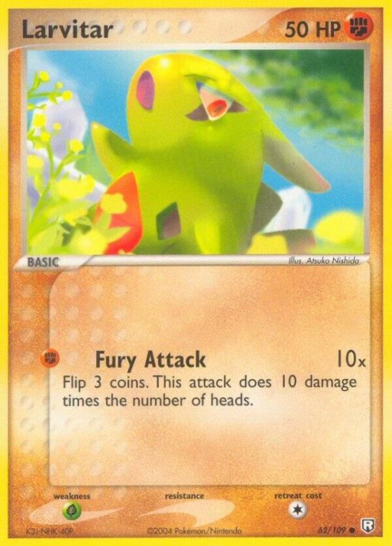 Larvitar - Reverse Holo