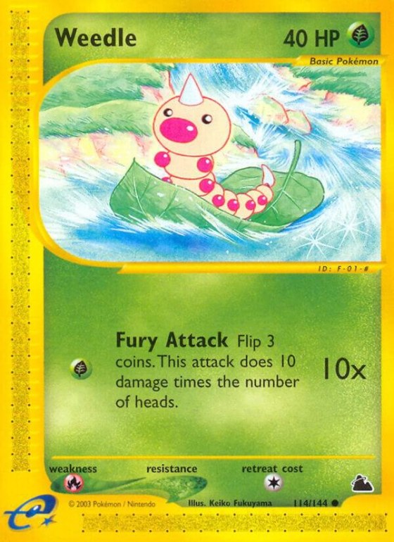 Weedle (114) - Reverse Holo