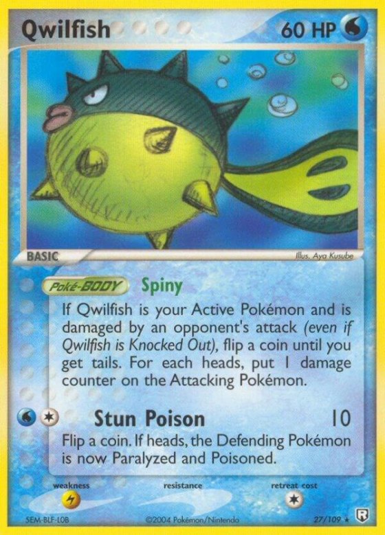 Qwilfish - Reverse Holo