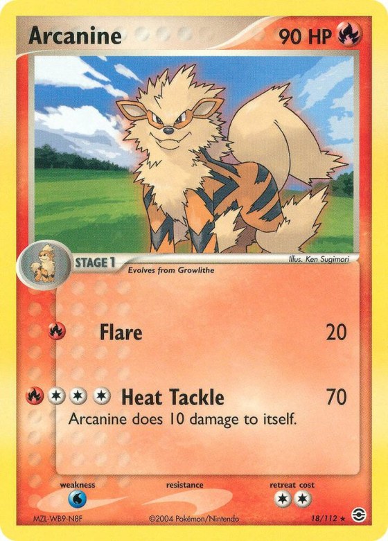 Arcanine - Reverse Holo