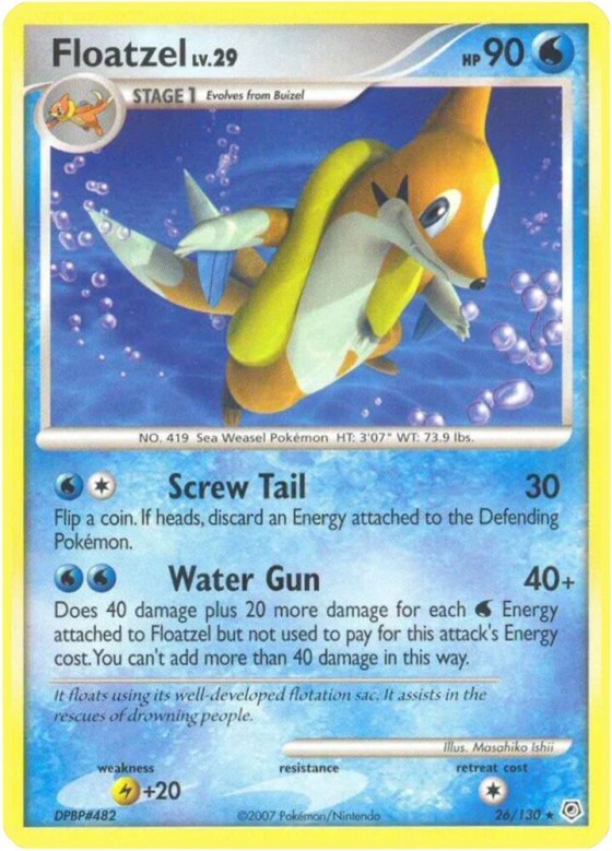 Floatzel - Reverse Holo