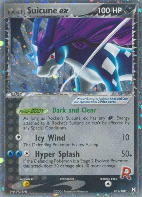 Rocket's Suicune ex - Holo