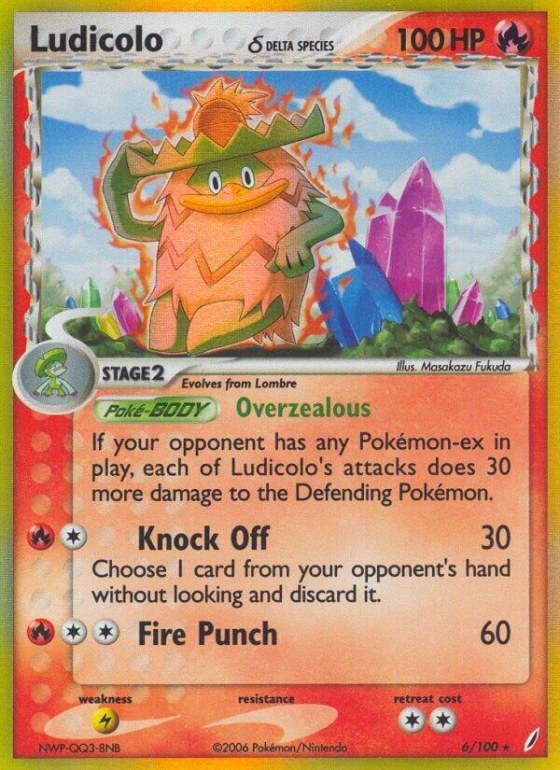 Ludicolo (Delta Species) - Reverse Holo