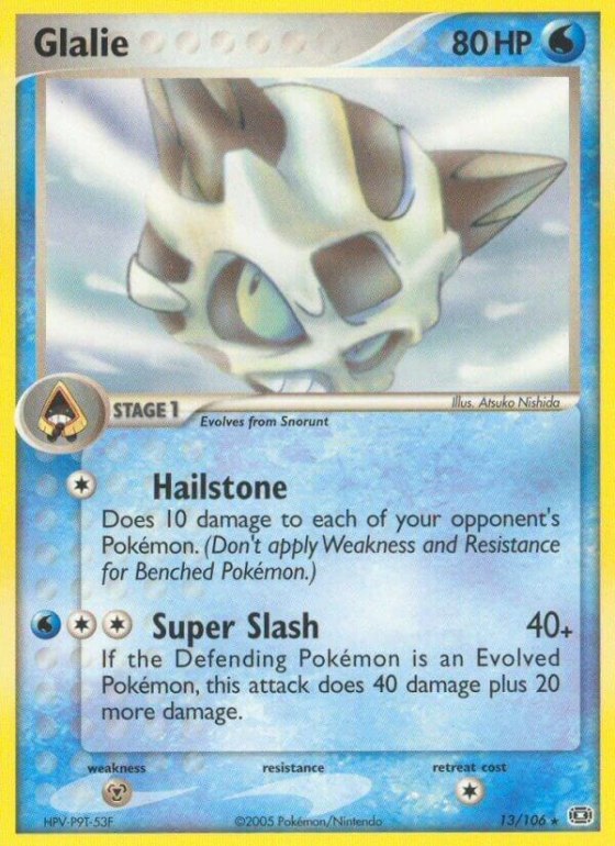 Glalie - Reverse Holo
