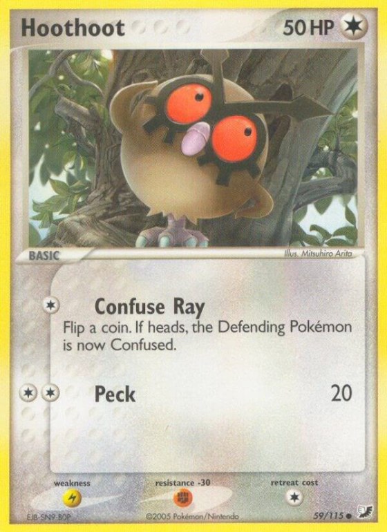 Hoothoot - Reverse Holo