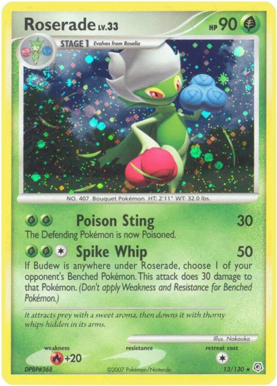 Roserade - Reverse Holo