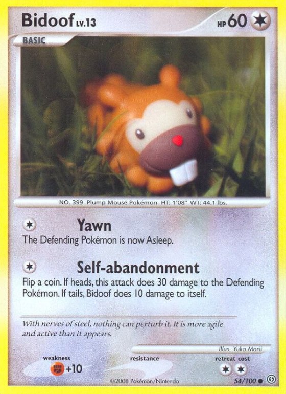 Bidoof - Reverse Holo