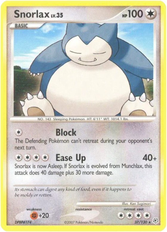 Snorlax - Reverse Holo