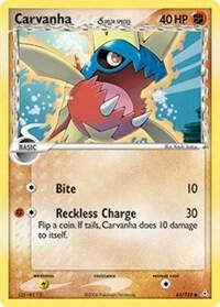 Carvanha (Delta Species) - Reverse Holo