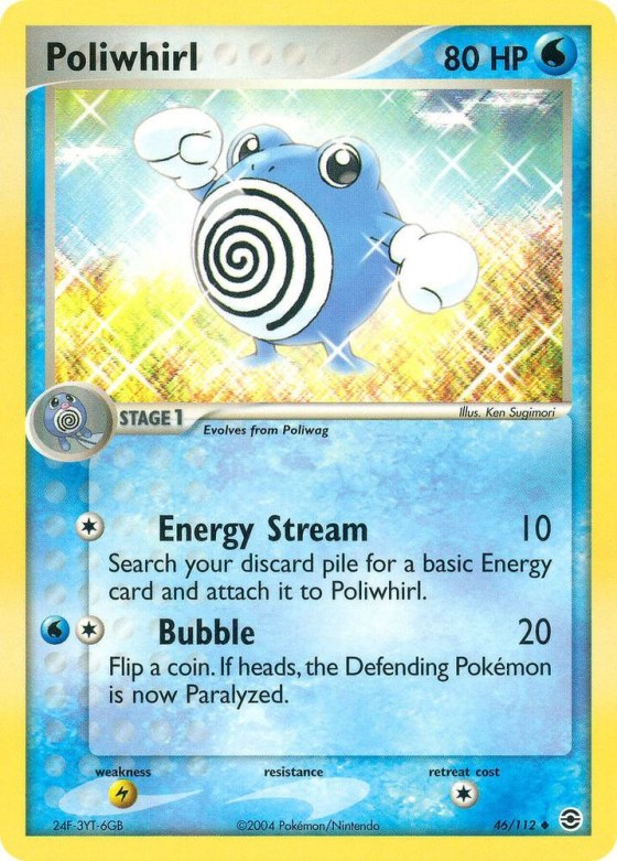 Poliwhirl - Reverse Holo