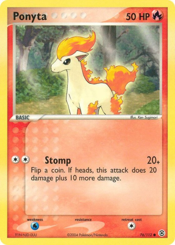 Ponyta - Reverse Holo