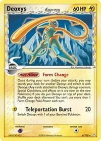 Deoxys (Delta Species - Speed Forme) - Holo