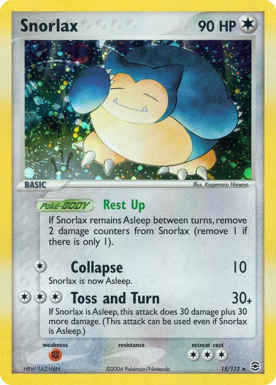 Snorlax - Reverse Holo