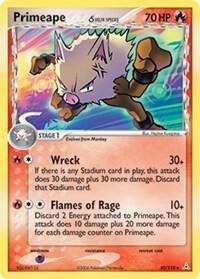Primeape (Delta Species) - Reverse Holo