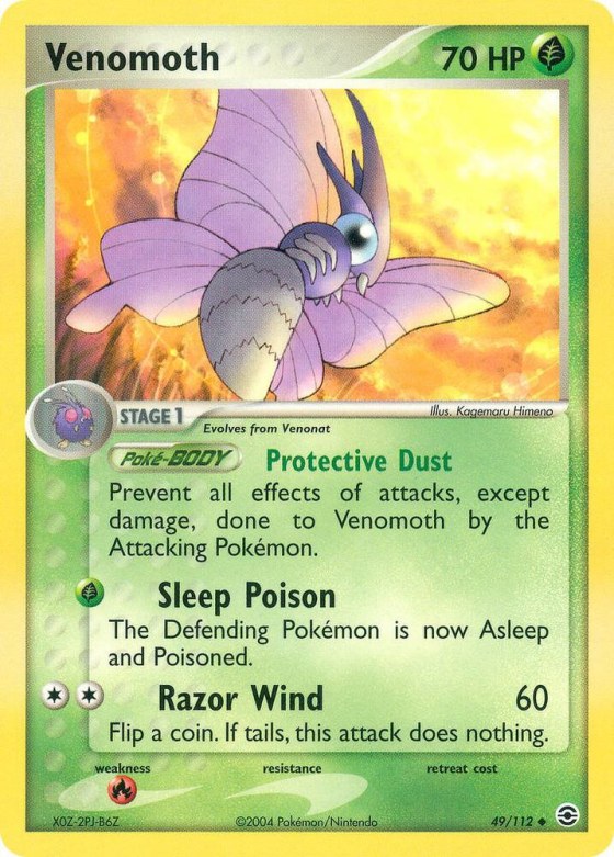Venomoth - Reverse Holo