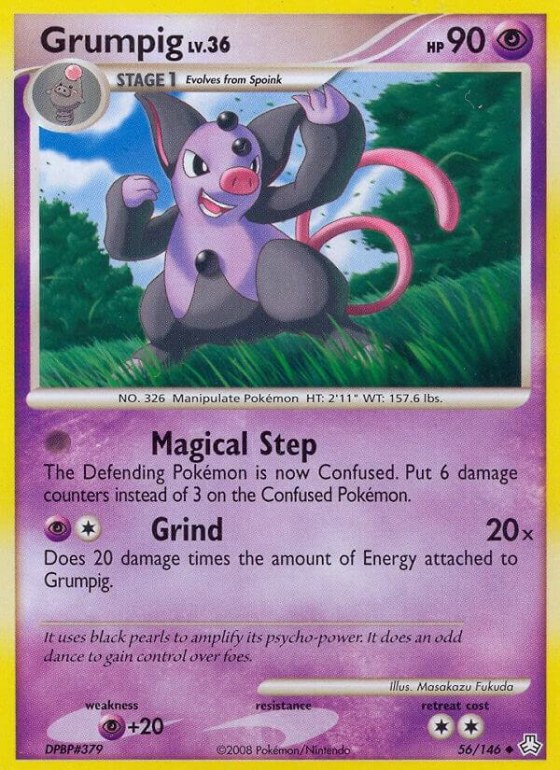 Grumpig - Reverse Holo