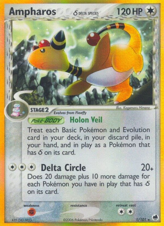Ampharos (Delta Species) - Reverse Holo