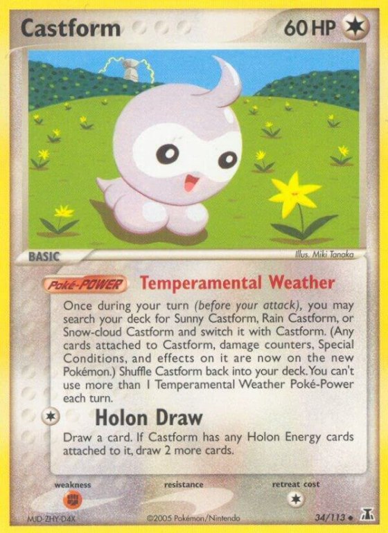 Castform - Reverse Holo