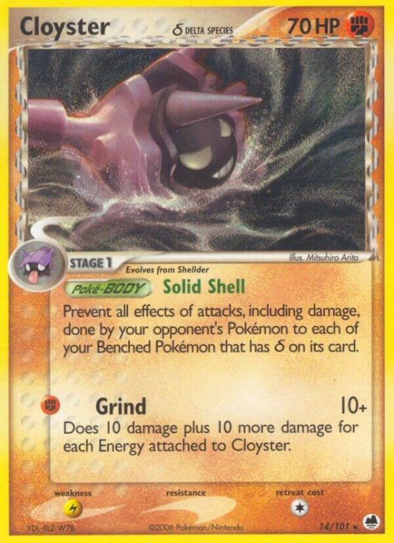 Cloyster (Delta Species) - Reverse Holo