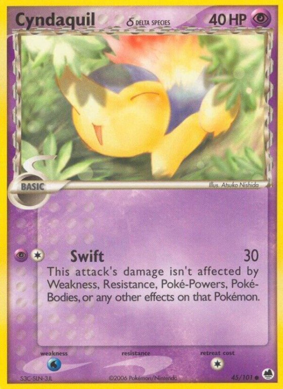 Cyndaquil (Delta Species) - Reverse Holo
