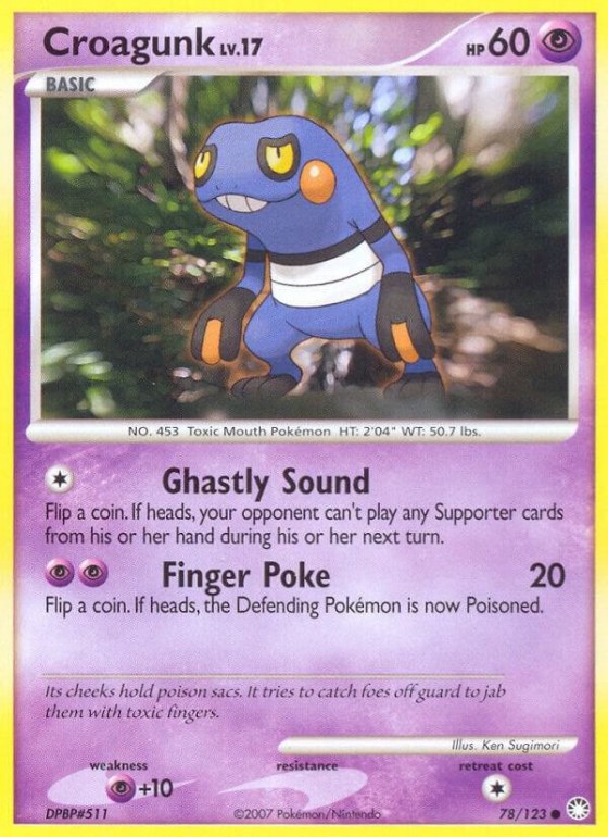 Croagunk - Reverse Holo