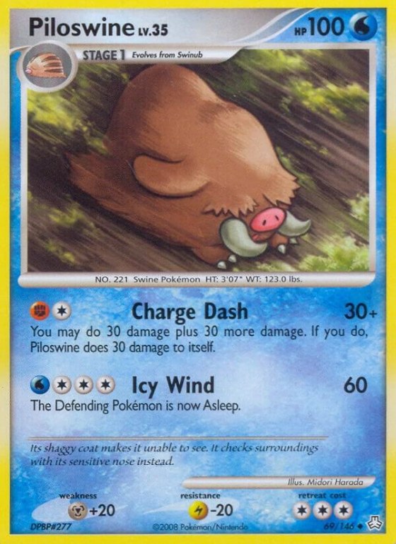 Piloswine - Reverse Holo