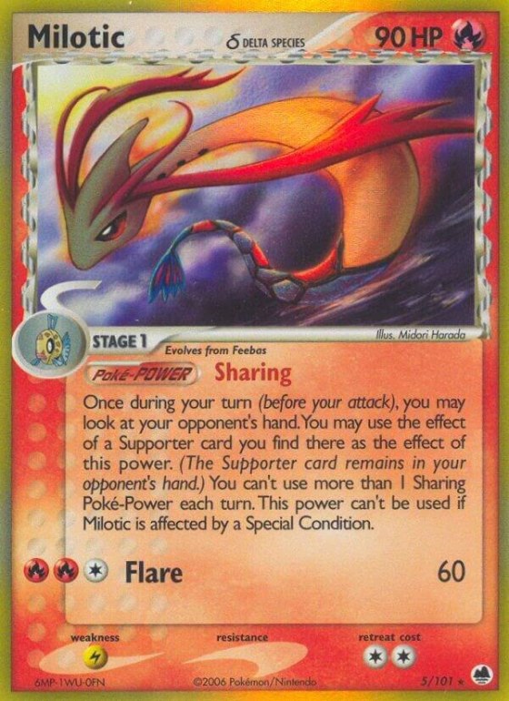 Milotic (Delta Species) - Holo