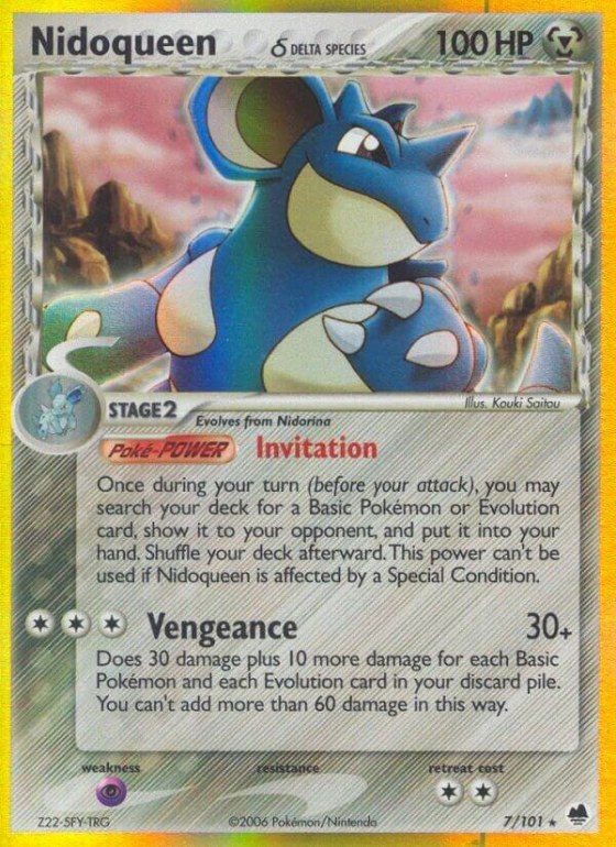 Nidoqueen (Delta Species) - Holo