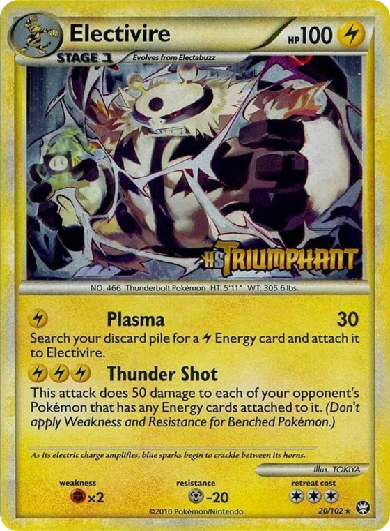 Electivire - 20/102 (Prerelease) - Staff