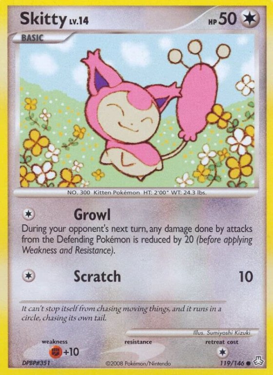 Skitty - Reverse Holo
