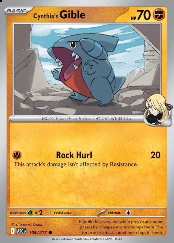 Cynthia's Gible