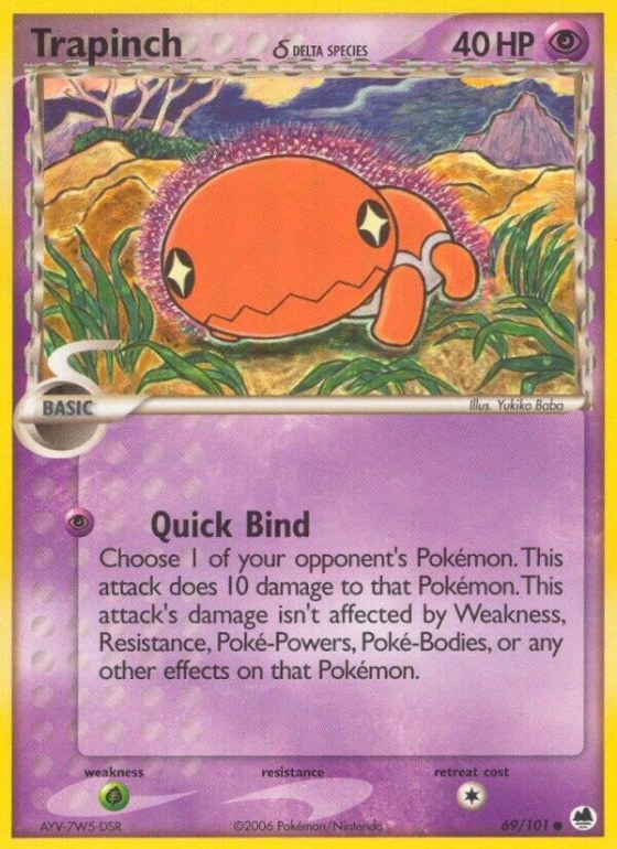 Trapinch - 069/101 (Delta Species) - Reverse Holo