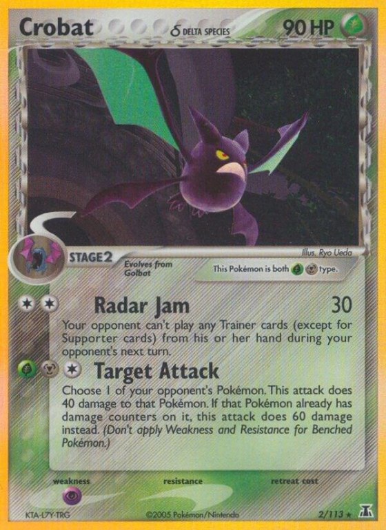 Crobat (Delta Species) - Holo