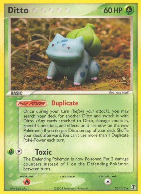 Ditto (Bulbasaur) - Reverse Holo