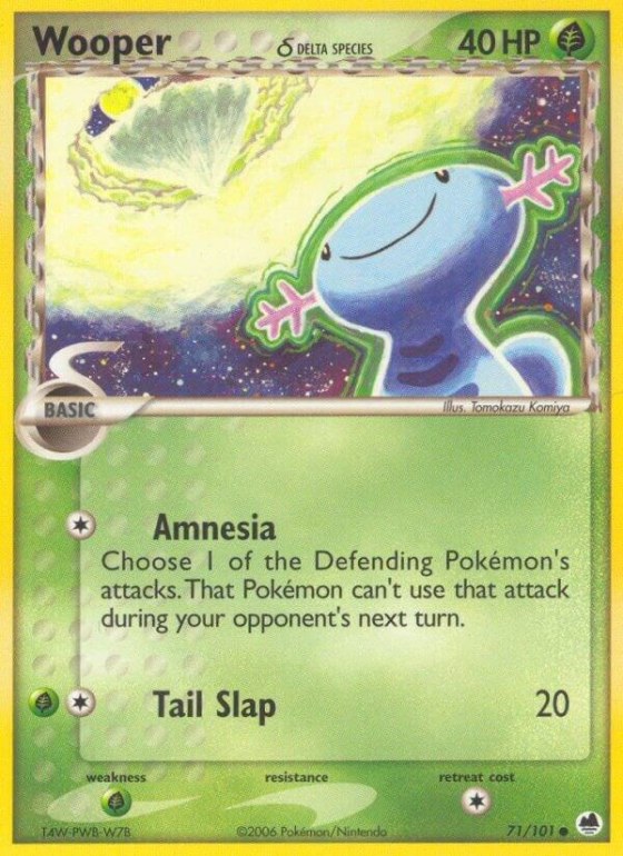 Wooper (Delta Species) - Reverse Holo