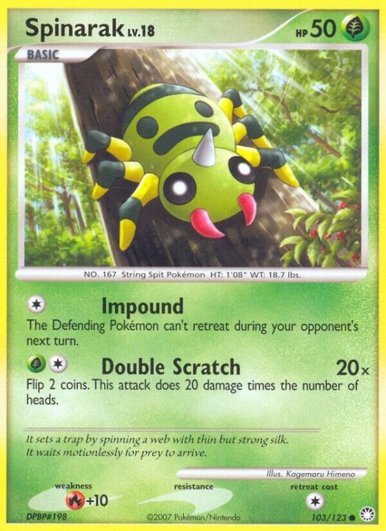 Spinarak - Reverse Holo
