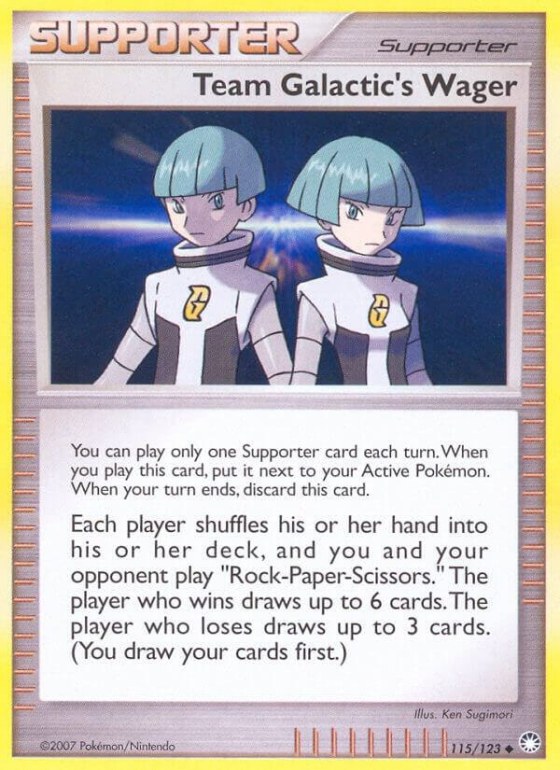 Team Galactic's Wager - Reverse Holo