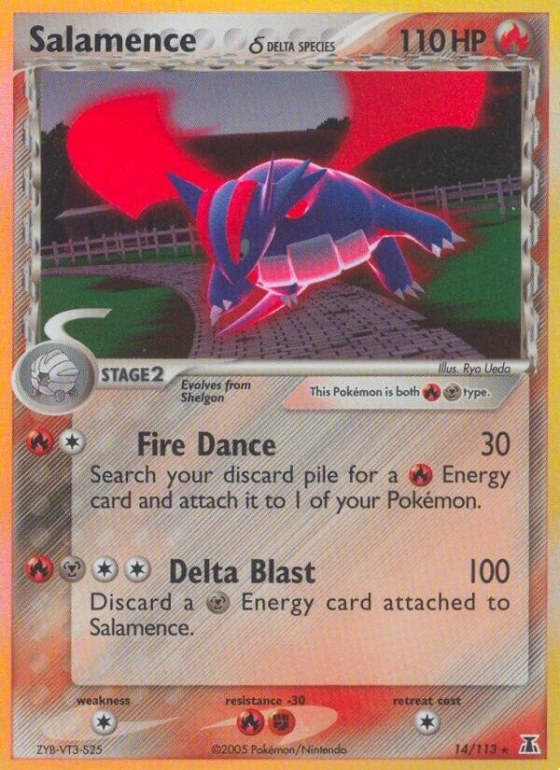 Salamence (Delta Species) - Reverse Holo