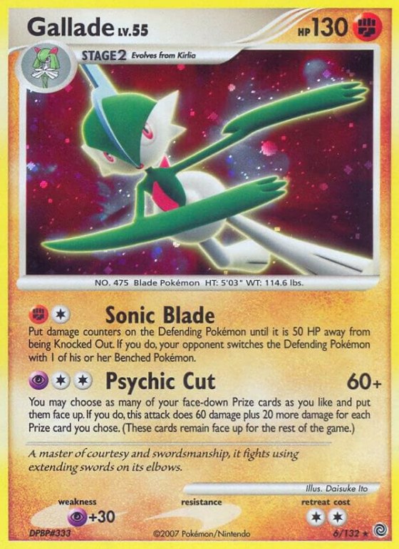 Gallade - Reverse Holo