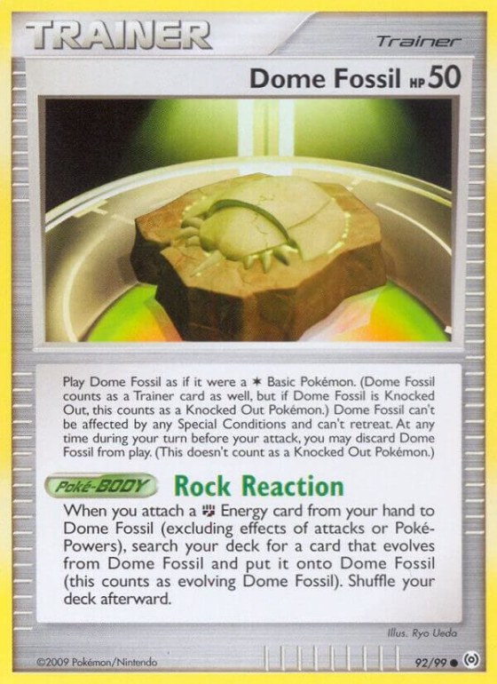 Dome Fossil - Reverse Holo