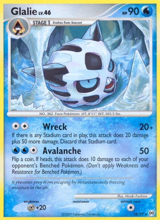 Glalie - Reverse Holo