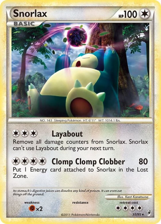 Snorlax - Reverse Holo
