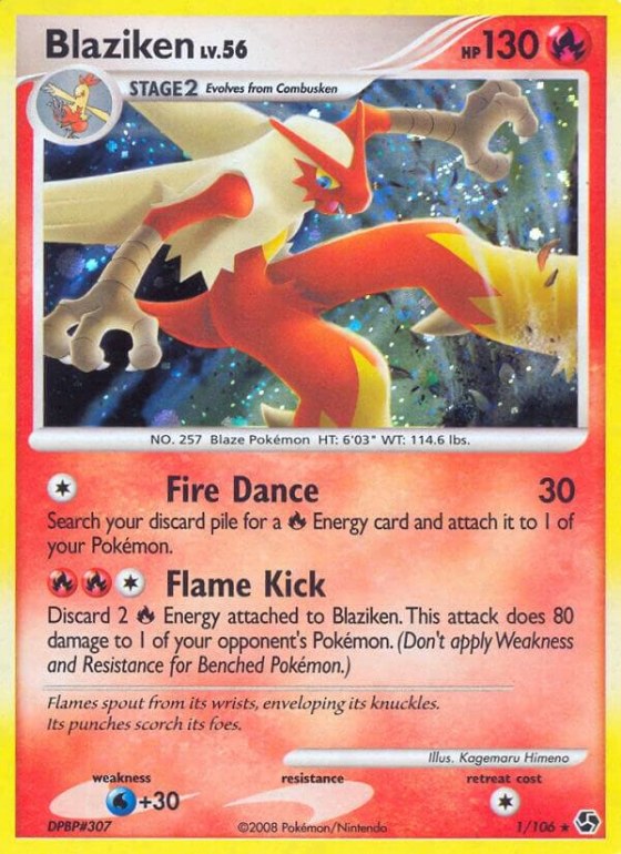 Blaziken - Reverse Holo