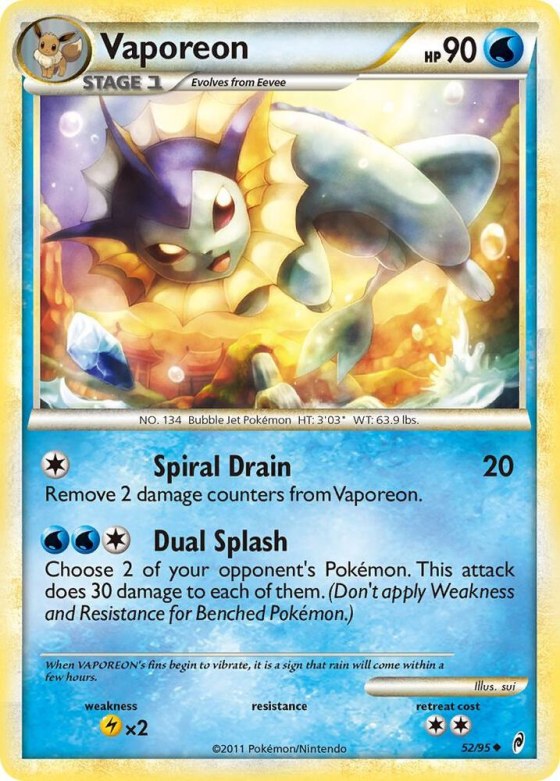 Vaporeon - Reverse Holo