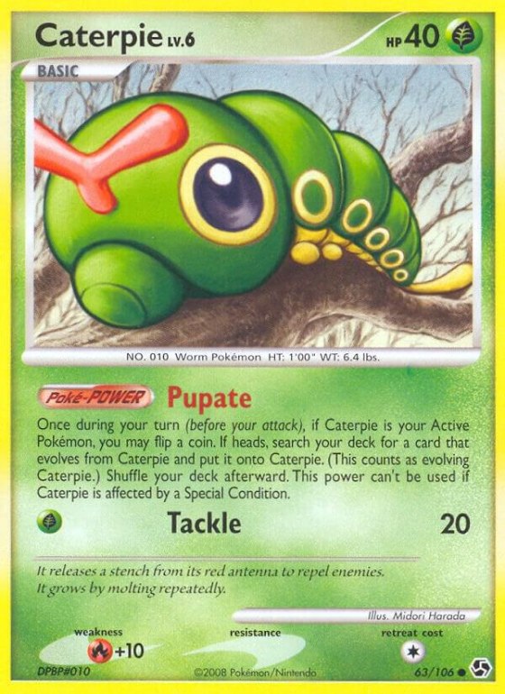 Caterpie - Reverse Holo