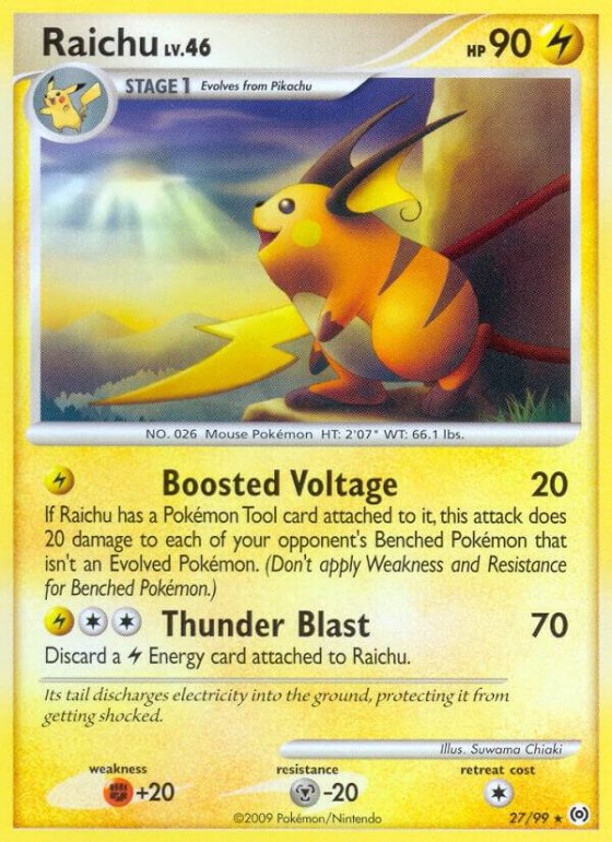 Raichu - Reverse Holo