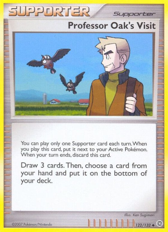 Professor Oak's Visit - Reverse Holo