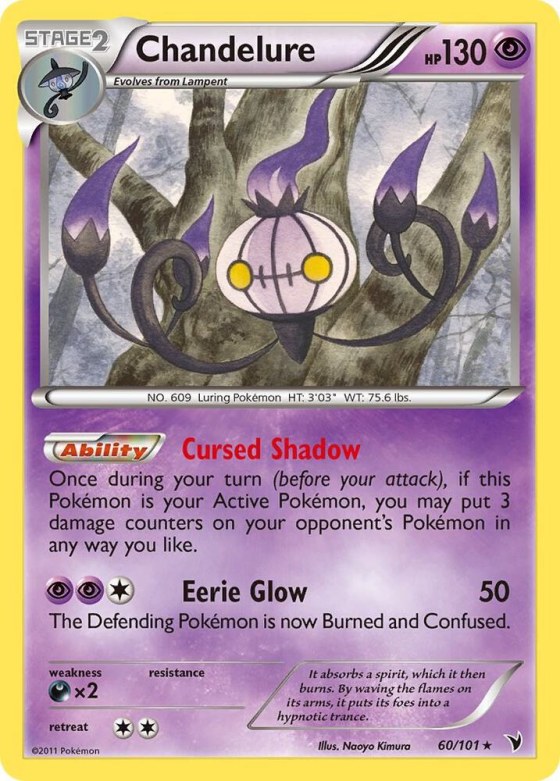 Chandelure - Reverse Holo